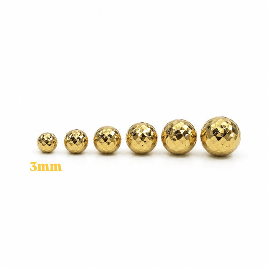 Bola Diamantada 3mm / Oro Amarillo