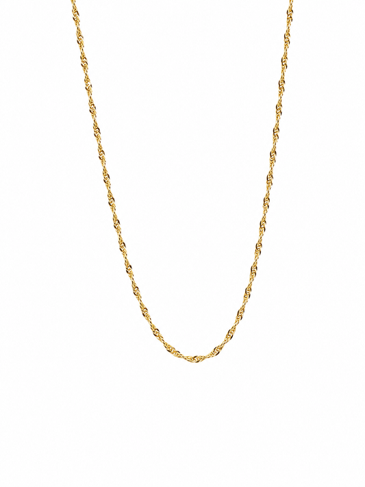 Cadena It Singapur Oro amarillo 18k +3 / 1,04 Gr / 0,60 mm / 45 Cm