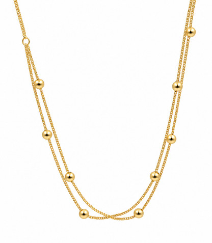 Cadena It Especial Franco Bola Oro amarillo 18k +4 / 0,93 Gr / 2,5 mm / 45 Cm