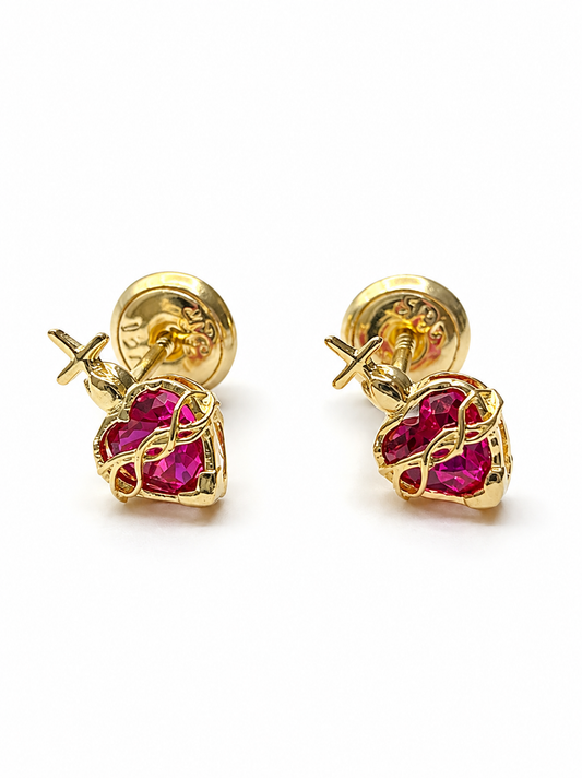 Topos Sangre de Cristo Oro amarillo 18k 0,91 Gr / 5,30 mm