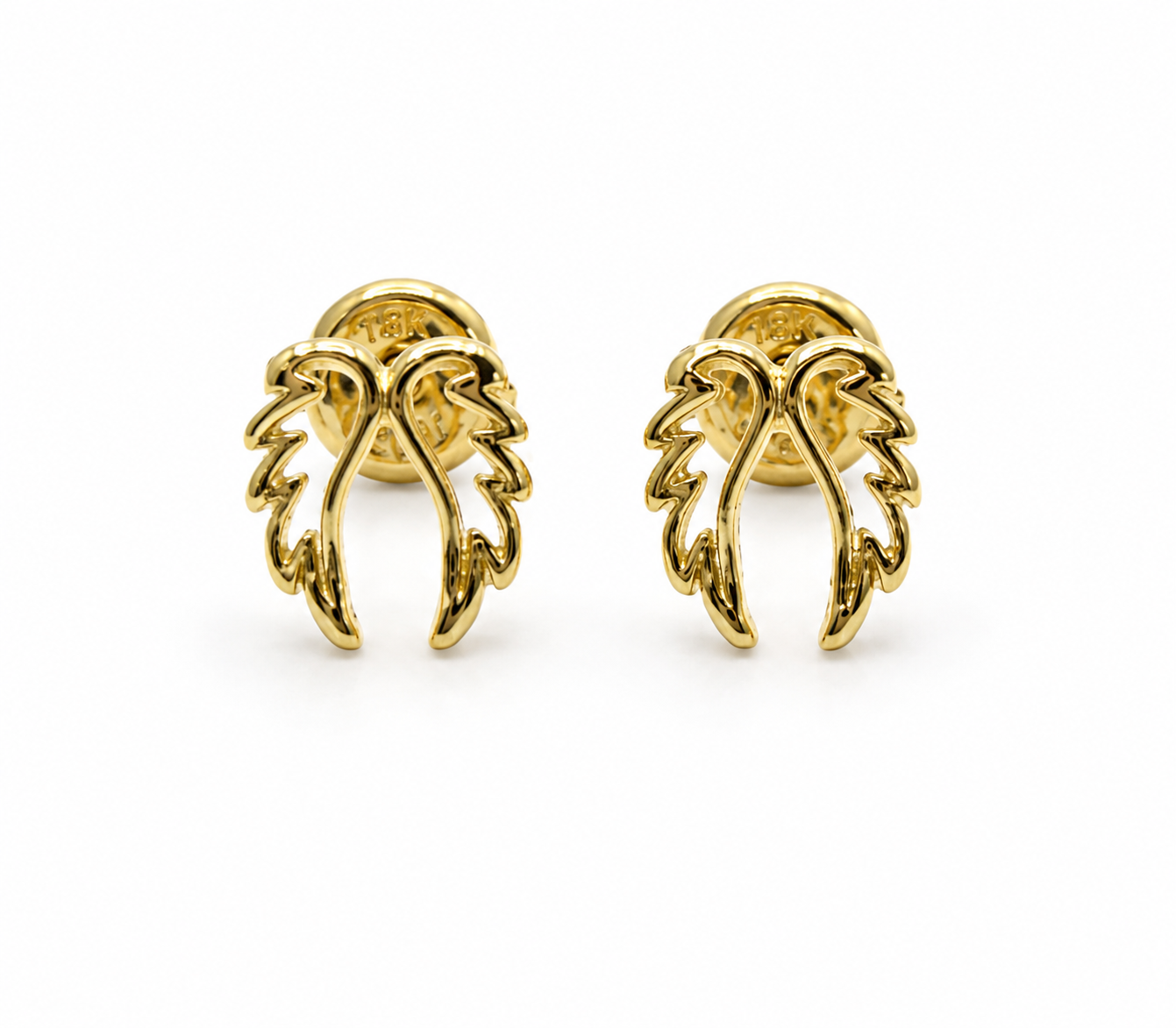 Topos Alas Oro amarillo 18k 1,09 Gr / 6,80 mm