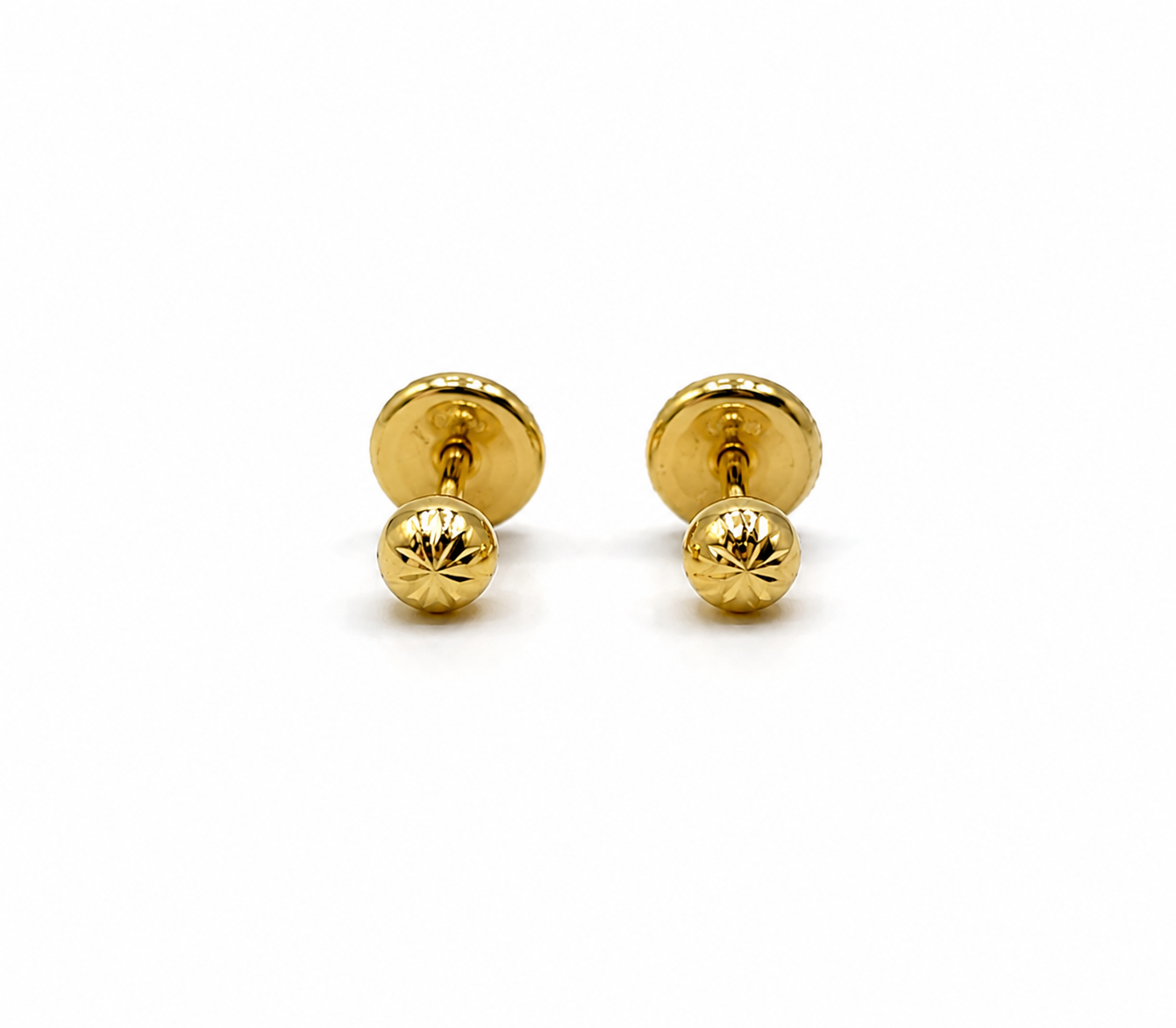 Topos Bola Diamantado Oro amarillo 18k 0,44 Gr / 3 mm