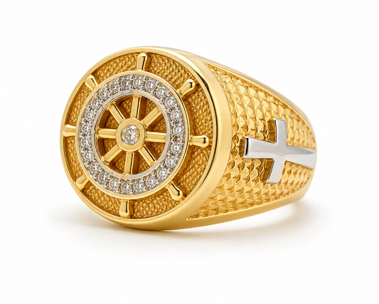 Anillo Timon  Oro amarillo 18k / Talla 10 / 6,71 Gr / 16 mm