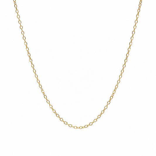 Cadena It Rolon Oro amarillo 18k +3 / 1,32 Gr / 1,70 mm / 50 Cm