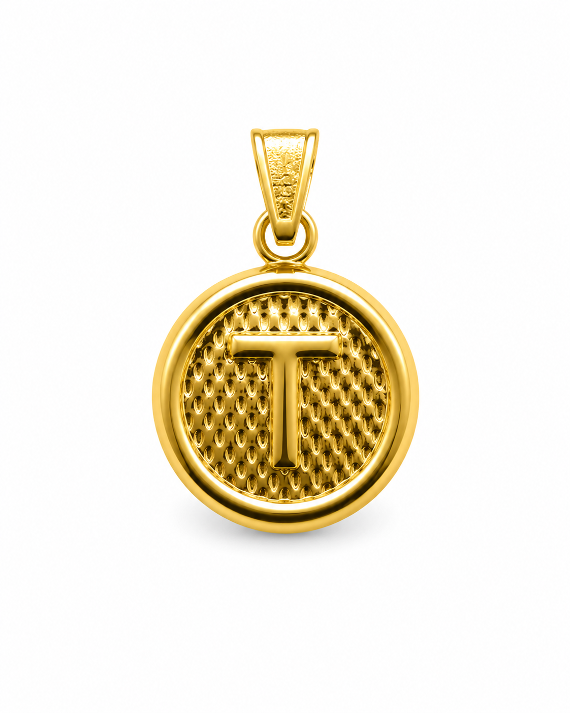 Dije Letra T Oro amarillo 18k 0,51 Gr / 10 mm / 1 Cm