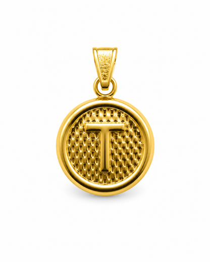 Dije Letra T Oro amarillo 18k 0,51 Gr / 10 mm / 1 Cm