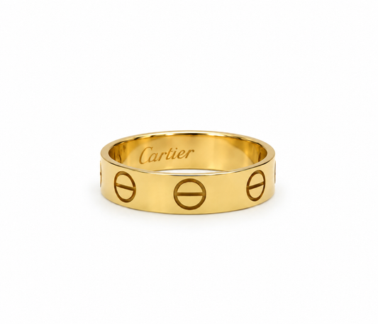 Anillo CT Oro amarillo 18k / Talla 7 1/4 / 2,79 Gr / 4,75 mm