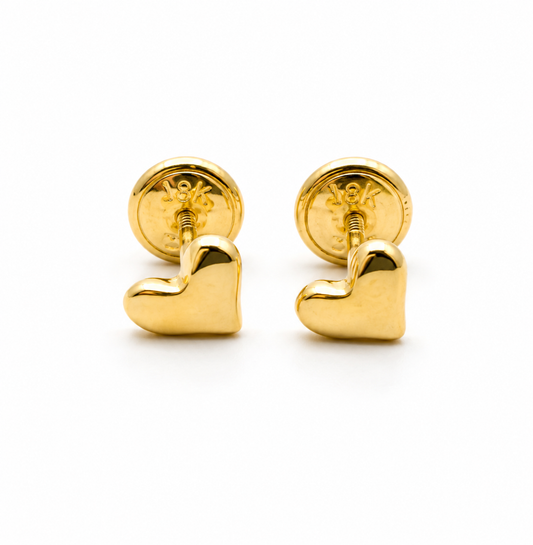 Topos Corazon Liso Oro amarillo 18k 0,91 Gr / 5,40 mm