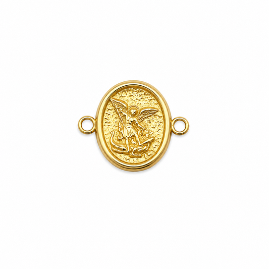 Herraje Arcangel San Miguel Oro amarillo 18k 0,51 Gr / 1,2 Cm